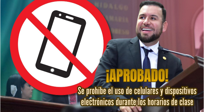 Celebra Reyes Galindo aprobación de iniciativa para regular uso de celulares en clase