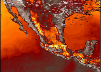 Domingo, con lluvias fuertes a muy fuertes debido a inestabilidad en altura sobre México.
