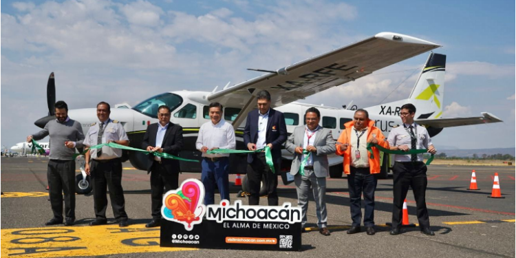 Michoacán despega con nueva ruta aérea AIFA-Morelia-Uruapan