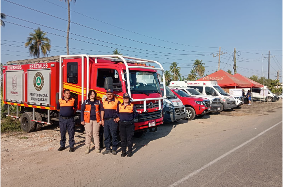 En marcha operativo preventivo de PC en playas de Michoacán por Semana Santa