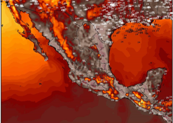 Viernes, con lluvias y tormentas dispersas debido a inestabilidad atmosférica; el calor continuará en México.