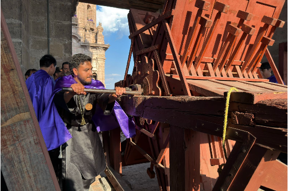 Michoacán alberga la única matraca monumental que sigue en funciones en todo México