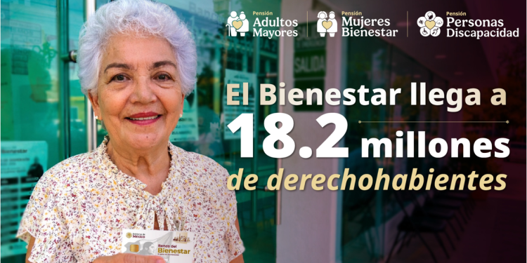 En México más de 18.2 millones de mexicanas y mexicanos reciben las Pensiones de Bienestar: Ariadna Montiel