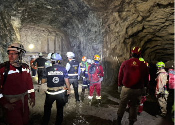 MÁS DE 350 ELEMENTOS TRABAJAN EN ESTABILIZACIÓN DE MINA SANTA FE PARA GARANTIZAR SEGURIDAD EN LABORES DE RESCATE DE LOS TRES MINEROS