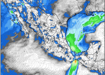 Lunes, continuando las lluvias y tormentas de manera dispersa debido a inestabilidad en superficie.