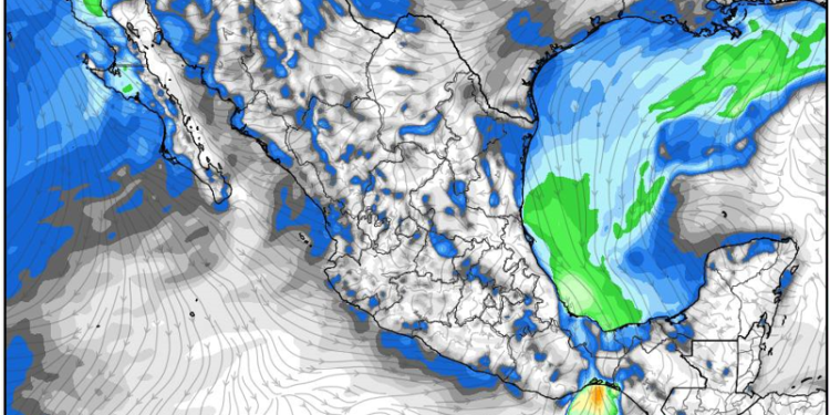 Lunes, continuando las lluvias y tormentas de manera dispersa debido a inestabilidad en superficie.