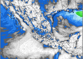 Miércoles, con lluvias fuertes y potencial de granizadas debido a inestabilidad en superficie.