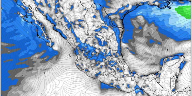 Miércoles, con lluvias fuertes y potencial de granizadas debido a inestabilidad en superficie.