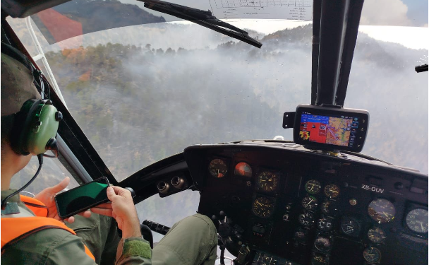 Atiende Gobierno de Michoacán incendio forestal en Nuevo Urecho
