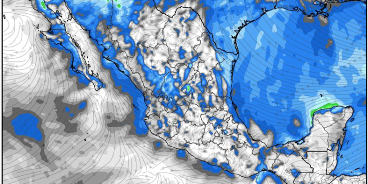 Domingo, con más lluvias fuertes a muy fuertes acompañadas de granizadas en diversas regiones de México.