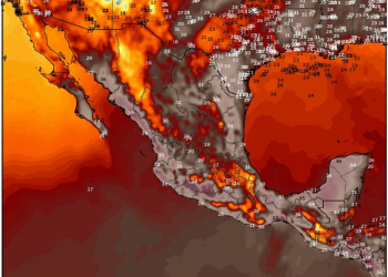 Martes, incrementando el calor en diversas regiones de México.