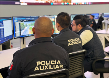 SSP y Policía Auxiliar con vigilancia permanente en el teleférico de Uruapan