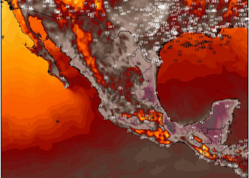 Viernes, con temperaturas muy calurosas a extremas en México; no se descartan tormentas.