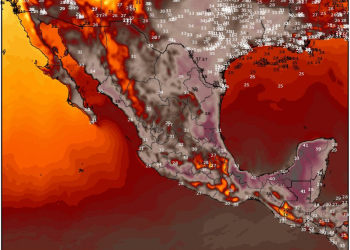 Sábado, con temperaturas muy calurosas en gran parte de México; no se descartan lluvias.