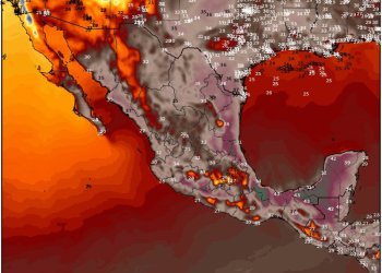 Domingo: se intensifica el calor debido a una onda de calor en México; continuarán las lluvias dispersas.