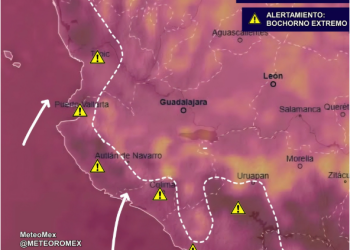 ALERTA: En los próximos días se registrarán sensaciones térmicas extremas de hasta 50°C desde Nayarit hasta Chiapas; representan un riesgo para la salud.
