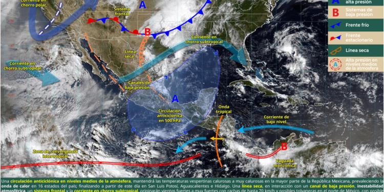 Pronóstico del tiempo en Michoacán