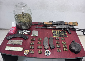 Operativo interinstitucional en Tancítaro deja 5 detenidos y 2 armas aseguradas: SSP