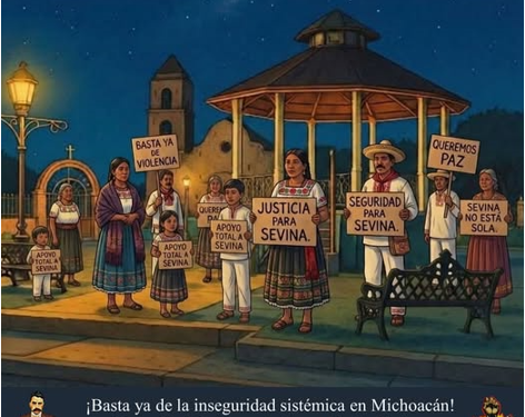 Movilización Estatal por la Seguridad, por la Paz, por la Justicia y por la Vida: Comunidad Indígena de Santa María Sevina #CSIM