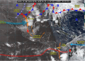 Atención por lluvias, viento fuerte y ambiente caluroso