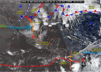 Atención por lluvias, viento fuerte y ambiente caluroso
