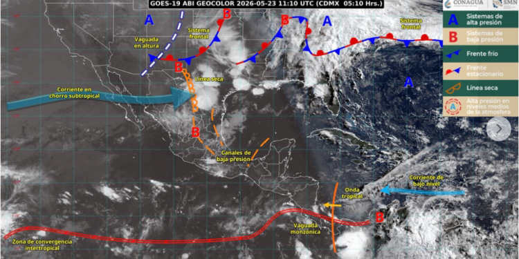 Atención por lluvias, viento fuerte y ambiente caluroso