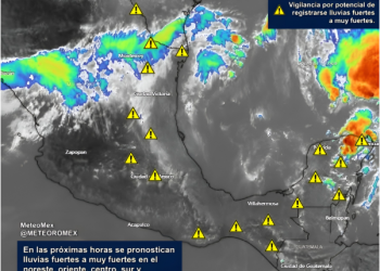 Atentos: inicia el desarrollo de núcleos de tormenta, por lo que se activa la alerta por lluvias fuertes a muy fuertes en diversas regiones del país.