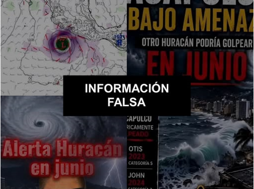 Hacemos un llamado generalizado para los habitantes de Jalisco, Colima, Michoacán, Guerrero, Oaxaca y Chiapas: eviten caer en información amarillista sobre el desarrollo de un huracán.