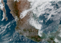 Viernes, continuando el potencial de registrarse lluvias fuertes acompañadas de granizadas en México.