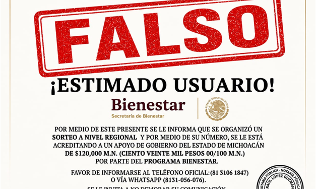Alerta Gobierno de Pátzcuaro por posible estafa con documentos falsos