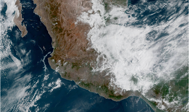 Domingo, con lluvias fuertes a muy fuertes en el transcurso de esta tarde en México.
