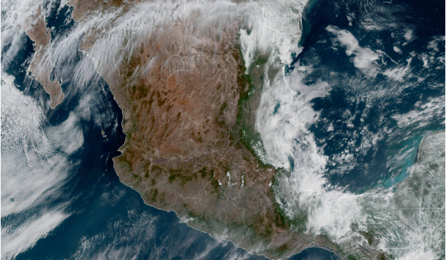 Lunes, incrementando el calor debido a la circulación de un anticiclón en México; no se descartan tormentas.