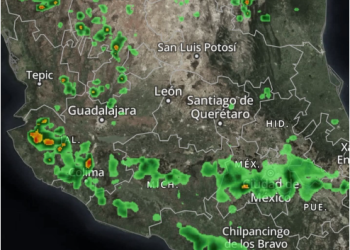 Las recientes imágenes de satélite muestran el desarrollo de núcleos de tormenta, por lo que es necesario tomar precauciones.