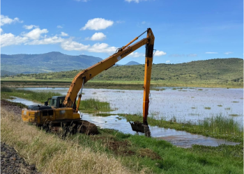 Conagua y Gobierno estatal coordinan limpieza de drenes y canales para prevenir inundaciones