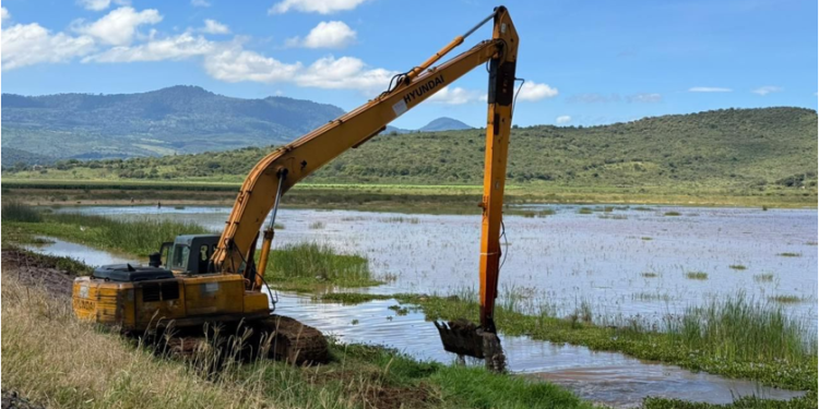 Conagua y Gobierno estatal coordinan limpieza de drenes y canales para prevenir inundaciones