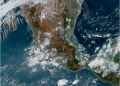 Jueves, concentrándose las lluvias en el occidente y sureste; continuará el calor en el país.