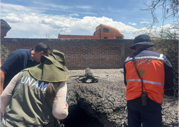 Fenómeno en Ixtlán no es un volcán activo; autoridades de PC mantienen vigilancia