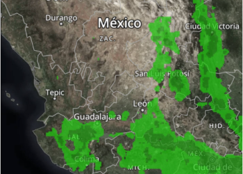 ¡Toma precauciones! Las lluvias comenzarán a intensificarse durante el transcurso de esta tarde y noche en gran parte de México.