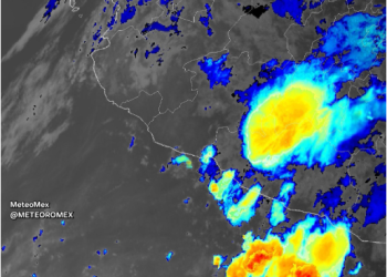 Esta mañana, las recientes imágenes de satélite muestran una mayor presencia de aire seco sobre el occidente del país, condición que ha limitado temporalmente el desarrollo de núcleos de tormenta.
