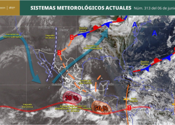 Buenos días. Te compartimos las condiciones meteorológicas previstas para este sábado, con información del Servicio Meteorológico Nacional de México.