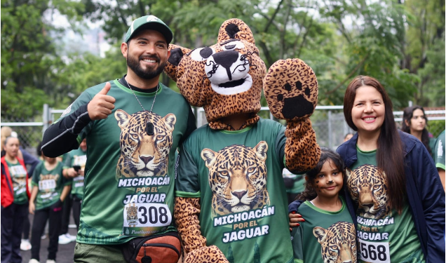 Carrera Michoacán por el Jaguar reúne a cerca de 650 participantes