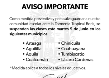 SEE suspende clases en Sierra-Costa por prevención ante Boris