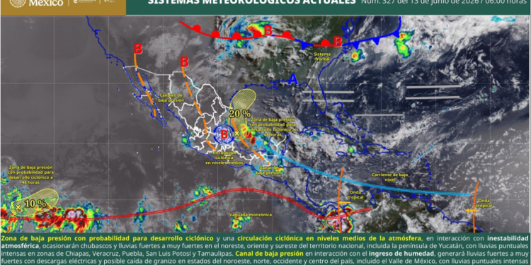 Pronóstico del tiempo en Michoacán