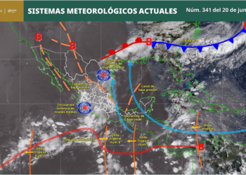 De acuerdo con información de @conagua_clima, este día se prevén lluvias intensas en Nayarit (este), Jalisco (norte) y Zacatecas (sur).