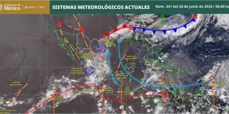 De acuerdo con información de @conagua_clima, este día se prevén lluvias intensas en Nayarit (este), Jalisco (norte) y Zacatecas (sur).