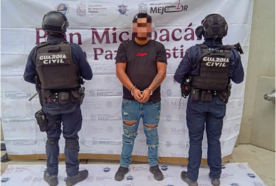 SSP detiene a objetivo delincuencial en Los Reyes