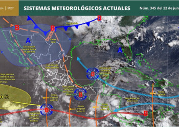 ¡Buenos días! Te compartimos los sistemas meteorológicos y sus efectos en el país. Se acordó con @conagua_clima. 