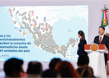 Amplía ISSSTE red de telemedicina a 859 unidades médicas en todo el país: Martí Batres   