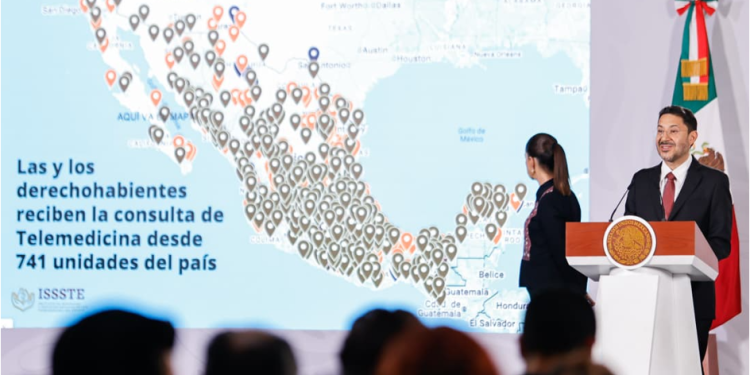 Amplía ISSSTE red de telemedicina a 859 unidades médicas en todo el país: Martí Batres   