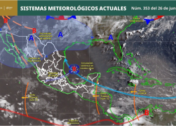 Buenos días! Conoce los sistemas meteorológicos que estarán presentes durante el día de hoy y protégete.